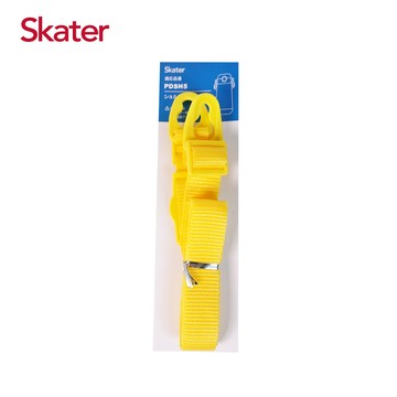 日本 SKATER - (任)PET水壺(480ml)肩帶-黃