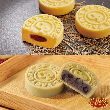 【超比食品】古法綠豆冰糕超值組(原味2盒、芋香2盒)