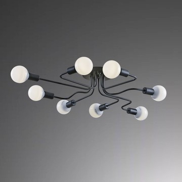 E27 鄉村風半吸頂八燈  B209-030144