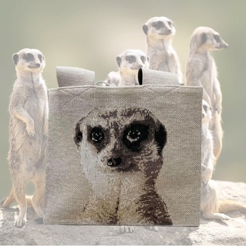 Loxe 香港製造 Tote Bag 手提包 The Meerkat 小狐獴