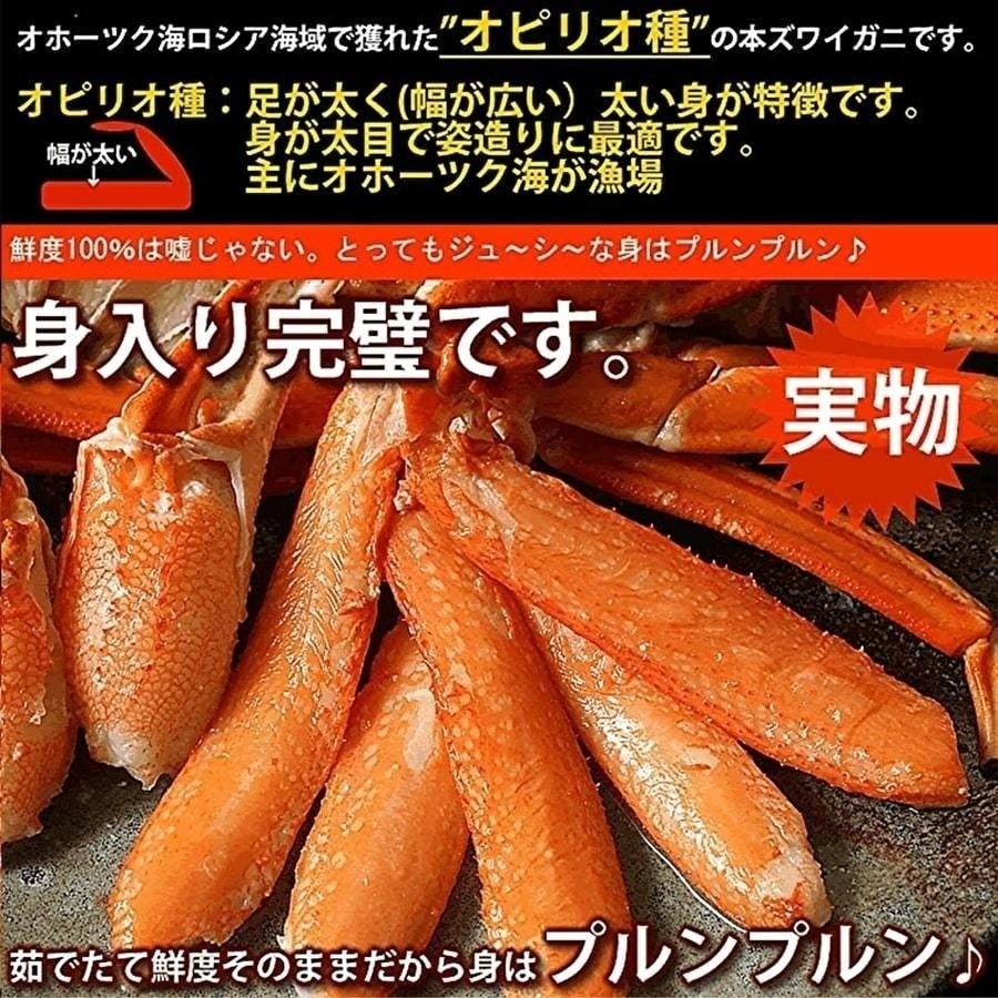 海鮮寄鍋・本ズワイ500ｇ2尾セット