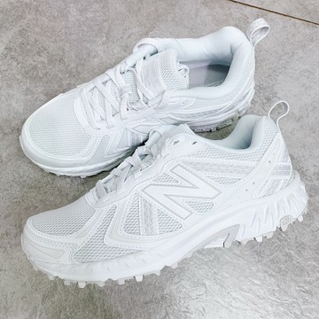 NEW BALANCE 410 全白越野慢跑寬楦網布經典女MT410SW5 DOT聚點