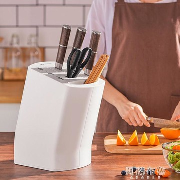 樂天精選~刀架金正智慧刀架消毒刀具筷子廚房用品刀架收納菜刀座多功能組合神器- 雙11全館免運