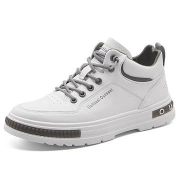 【Sp house】日常學生潮流休閑百搭高幫男鞋(2色能選)