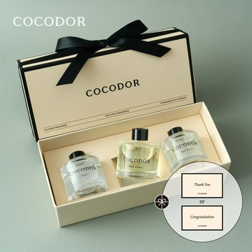 🔜[快速出貨]贈心意小卡. 💕【COCODOR】經典MINI系列擴香禮盒 ( 50mlx 3入.) 生日/慶祝/情人節/年末/紀念日/喬遷/療癒/慰勞/交換禮物/收禮人自選香氣.
