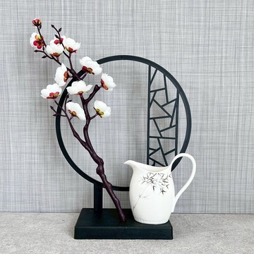 【竹韵茶海 長耳公道杯 竹紋設計 陶瓷 純手繪 收藏】