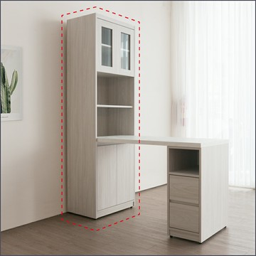 2尺書櫃 展示櫃 玄關櫃 收納櫃 隔間櫃【246-DL1001】Leader傢居館