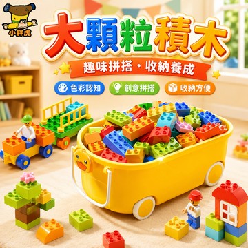 台灣出貨🐯啟蒙積木 兒童積木 寶寶積木 大型積木 積木 積木玩具 大顆粒積木 啟蒙益智 益智積木 幼兒積木 大積木玩具