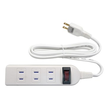 [寶旺旺]明家 2孔1開4插防塵延長線SP-422