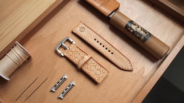 Apple Watch 貓掌皮革錶帶訂製