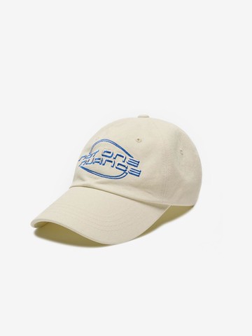 Cotton Two-tone Embroidered Ball Cap [Beige]