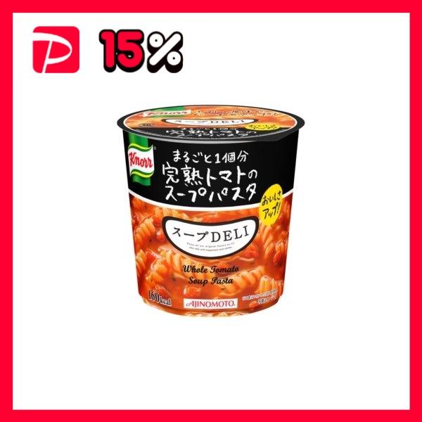 〔まとめ買い〕味の素 クノール スープDELI 完熟トマトのスープパスタ 41.9g×24カップ（6カップ×4ケース）〔代引不可〕