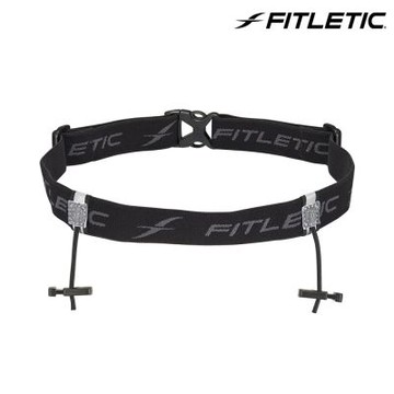 Fitletic Race I 號碼布固定帶RN01 黑灰色｜固定帶 跑步 路跑 慢跑 越野跑 馬拉松 反光