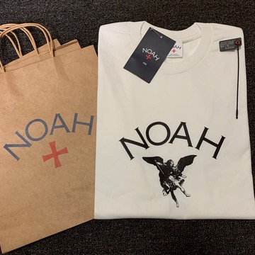 NOAH NYC CORE天使之城翅膀LOGO街頭歐美潮牌男女同款休閑短袖T恤