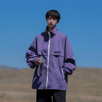 【夏季爆款】戶外運動百搭寬鬆連帽薄款春鞦衝鋒衣夾剋外套A321-J7862-P60