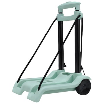 輕巧拉桿折疊小推車  1個  綠色