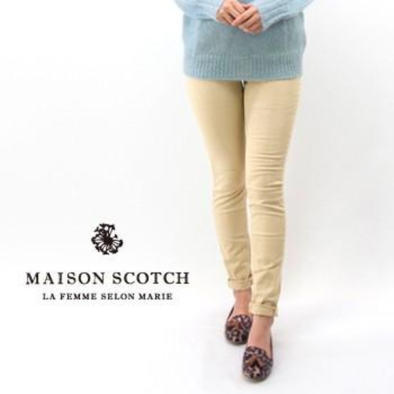 MAISON SCOTCH メゾンスコッチ レディース カラースキニーパンツ