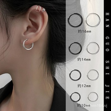 【優選好物】耳圈女小氣質韓國純銀耳環2021新款潮睡覺不用摘的耳扣冷淡風耳釘jioyh zDNm