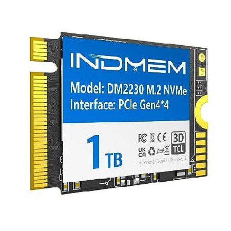 INDMEM SSD 1TB NVME M.2 2230 PCIe Gen 4.0x4 内蔵型 ソリッド