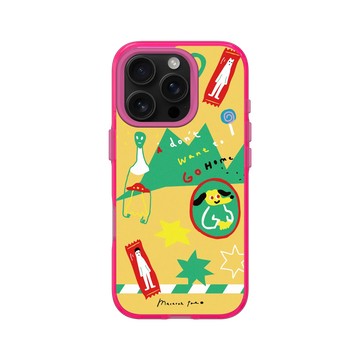 iPhone 16 Pro Clear 粉漾桃 - MacaronToe 馬卡龍腳趾 - 爆炸糖果店 Candy Crush