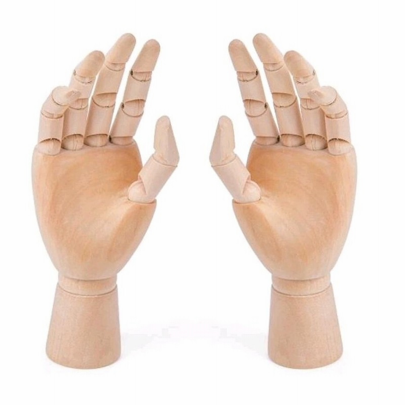木製 デッサン ハンド モデル 手 ポーズ 2個セット 模型 クロッキー 素描 マネキン トルソー イラスト 漫画 用 フィギュア インテリア 通販 Lineポイント最大get Lineショッピング