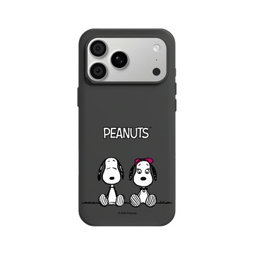 iPhone 18 Pro Max SolidX 黑 - 史努比 Snoopy - With Belle