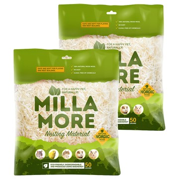 MILLAMORE 美麗多 木質墊料 絲狀  50g  2包