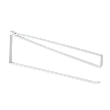 櫥櫃下鐵藝收納紙巾架  1個  白色