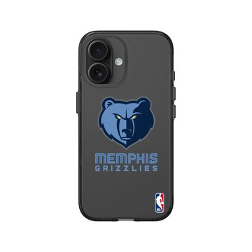 iPhone 16 Clear (相機按鈕) 酷墨灰 - NBA - Logo-曼斐斯灰熊 Memphis Grizzlies