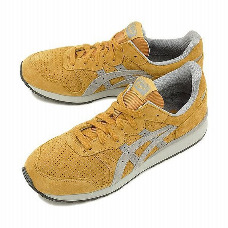 オニツカタイガー Onitsuka Tiger スニーカー タイガー アライアンス マスタード グレー Th4b4l Fw14 通販 Lineポイント最大0 5 Get Lineショッピング