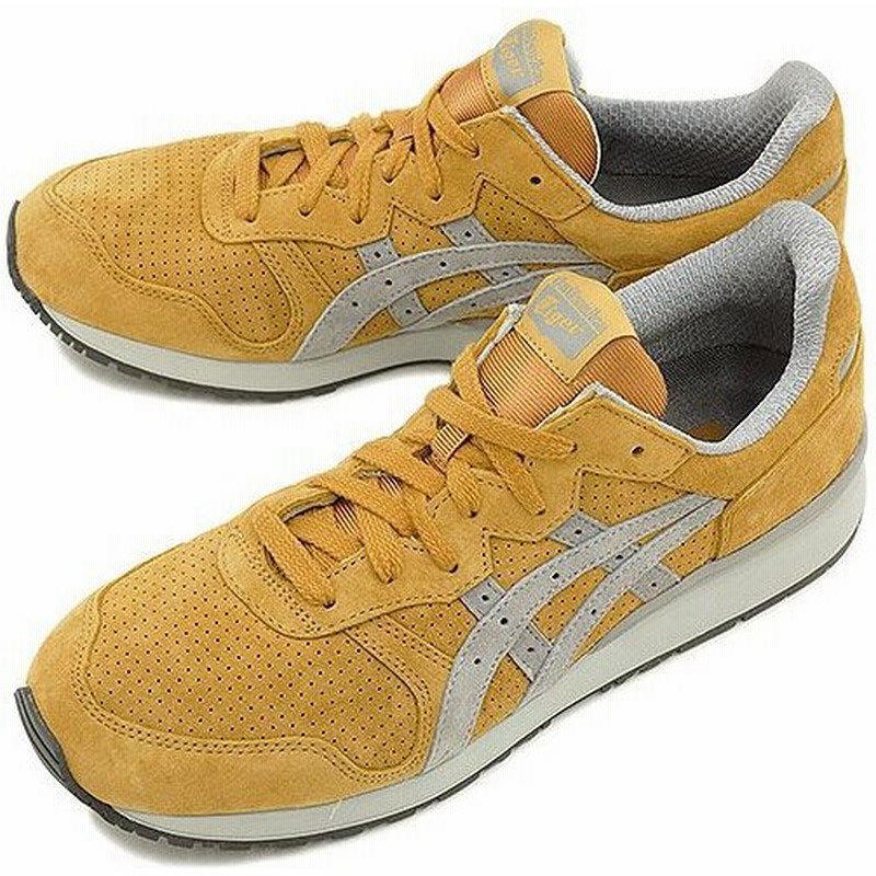 オニツカタイガー Onitsuka Tiger スニーカー タイガー アライアンス マスタード グレー Th4b4l Fw14 通販 Lineポイント最大0 5 Get Lineショッピング