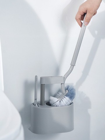 馬桶刷套裝 清洗廁所馬桶刷子無死角家用套裝日式掛牆式潔廁衛生間洗便刷坐便『XY13152』