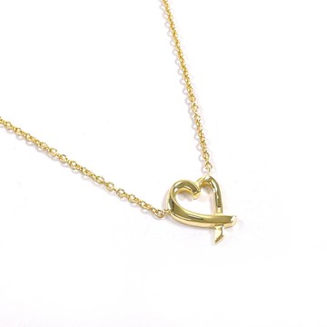 【日本直送 二手美品】蒂芙尼 TIFFANY&Co. 項鍊 愛心項鍊 畢卡索 K18 玫瑰金 珠寶飾品