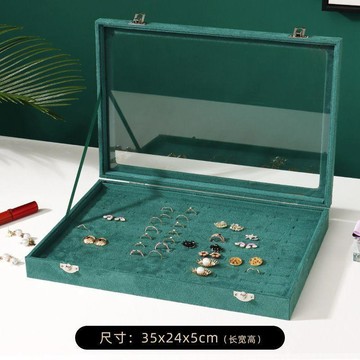 8915位回訪常客💰 木質皮革珠寶收納盒 雙層帶鎖飾品盒 耳環項鍊戒指收納 簡約韓系 附鏡 禮盒送禮