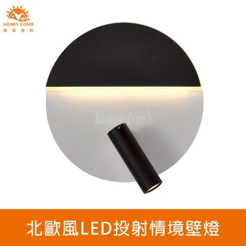北歐風LED投射情境壁燈(FG030-0501)