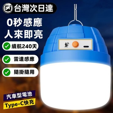 雷達感應🖌️led小夜燈 感應燈 夜間感應燈 應急燈 車庫燈 戶外燈 庭院燈 投射燈 探照燈 戶外庭園燈 照明燈 氛圍燈