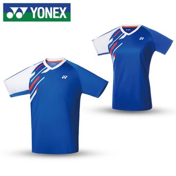 2024新款YONEX尤尼克斯羽毛球服yy男女速干t恤乒乓球運動訓練短袖