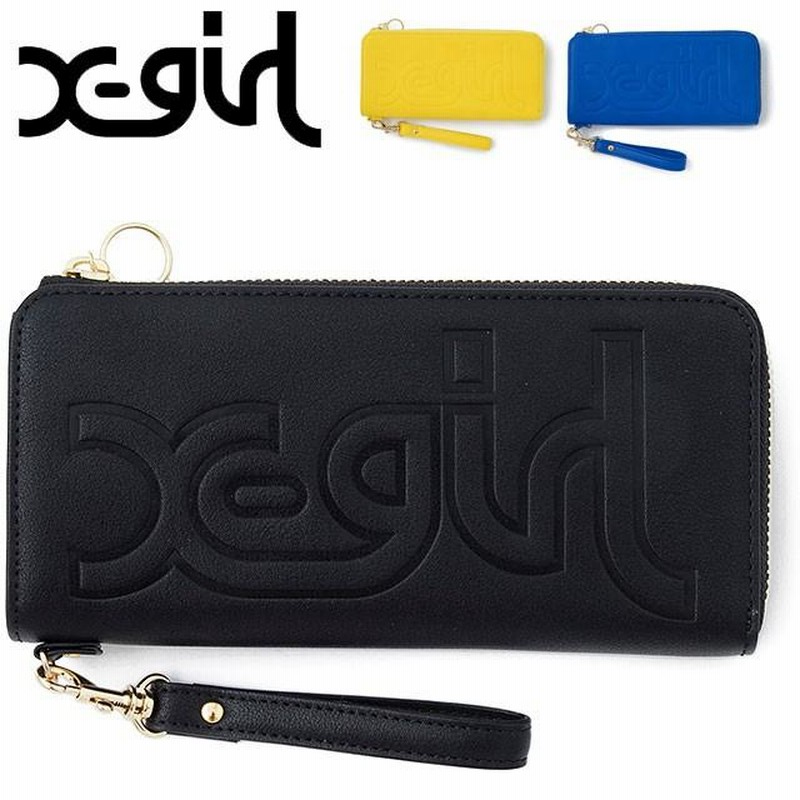 X-girl エックスガール 財布 LOGO EMBOSS WALLET ロゴ エンボス 