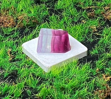 能量水晶-天然能量浪漫漸層螢石 增智慧 屏除雜亂思緒  入厝禮物