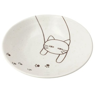 【DECO HOME商品】輕量深皿 DH白貓 WH DI508(DH) NITORI宜得利家居