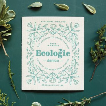 《danica》Ecologie瑞典環保抹布-綠環保-- 洗碗布 廚房抹布 擦拭布 環保抹布