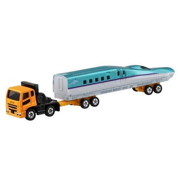 【美國媽咪】TOMICA 超長型多美小汽車 122 三菱新幹線運輸車 TM122A2 運輸車 新幹線 三菱
