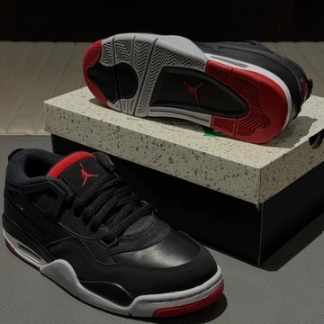 S.G NIKE AIR JORDAN 4 RM 'Bred' FQ7939-061 黑紅 真皮 緩震 復古 籃球鞋