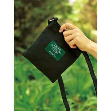 ins帆布包女單肩手機包2024新款韓國文藝小清新斜挎包簡約零錢袋