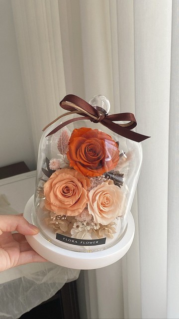 Flora Flower 永生花夜燈-秋日微風