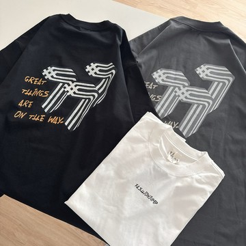 【FJstore】FJ 品牌 幸運 LUCKY 777 SORONA 涼感 短踢 寬鬆 落肩 圓領 短袖上衣 情侶