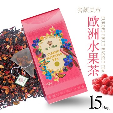 歐洲水果茶-典藏茶盒(15入茶包)【B&G德國農莊】
