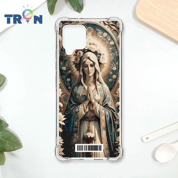 TRON 三星 A42 聖母古典風 四角防摔載具殼 軟殼 手機殼