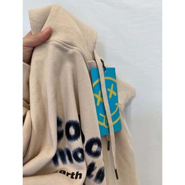 美式重磅oversize慵懶風字母連帽衛衣女2022早秋薄款寬松別致外套