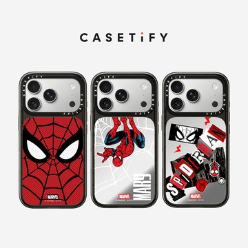漫威 蜘蛛人Marvel Spider-Man x CASETiFY iPhone18/17 Pro/Pro Max 手機保護殼 鏡面/強悍防摔手機殼 MagSafe 兼容